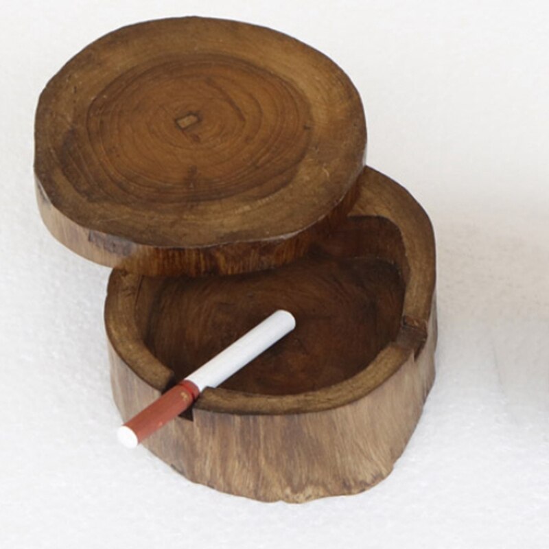 Thai Kenmerken Massief Hout Asbak Persoonlijkheid Houten Bedekt Asbak Zuidoost-aziatische Stijl Creatieve