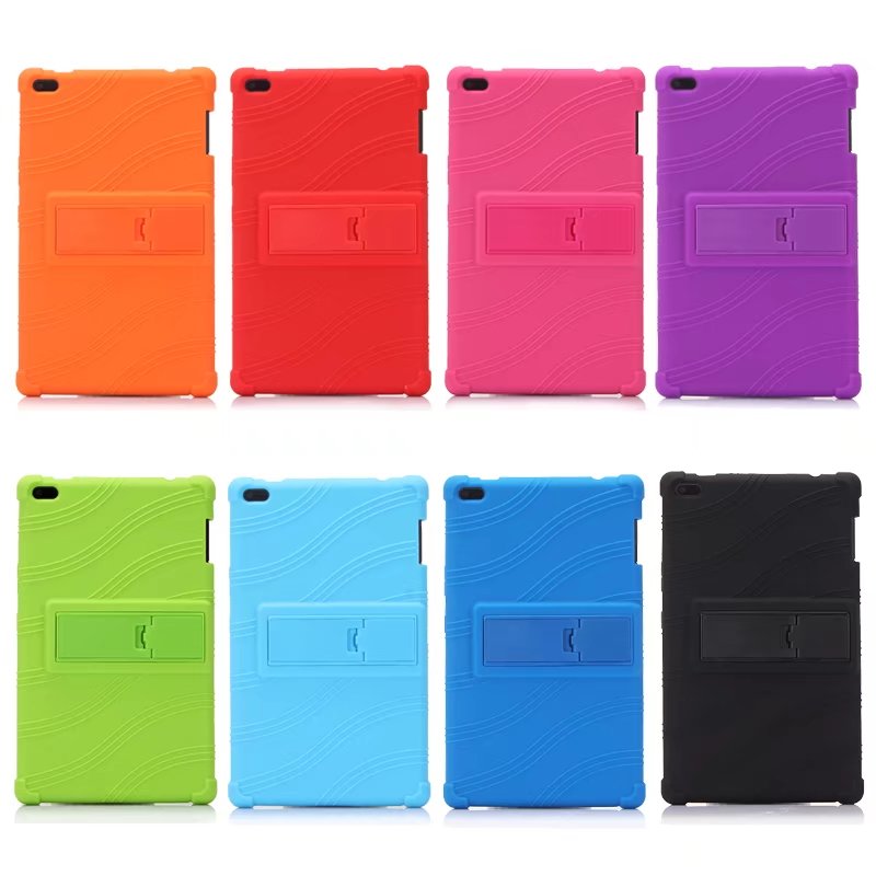 For Lenovo Tab 4 8 TB-8504X Case Shockproof Silicone Kickstand Back Cover for Lenovo TAB4 8 TB-8504 TB-8504F TB-8504N Kids Case