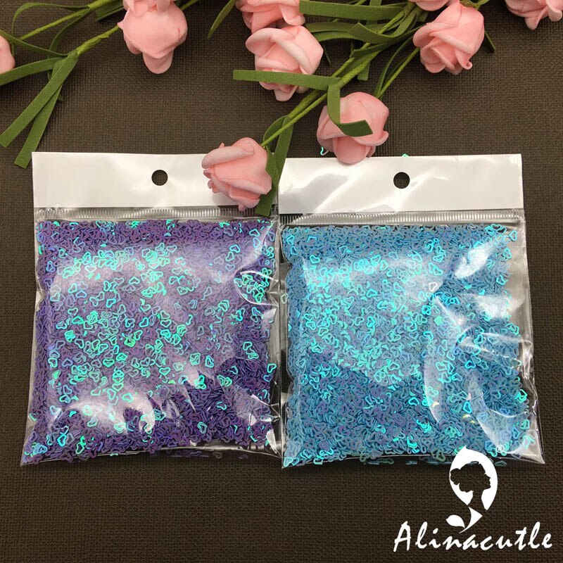 40g 4mm hart Pailletten Paillette Naaien Kledingstuk Accessoires, Kleding accessoires, DIY Pailletten scrapbooking shakes: NO 5