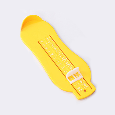 1PC 23.5*9cm Baby Kid Foot Measure Gauge Measuring Ruler Tool Infant Baby Child Shoe Toddler Shoes Fittings Gauge Ruler Tool: Yellow