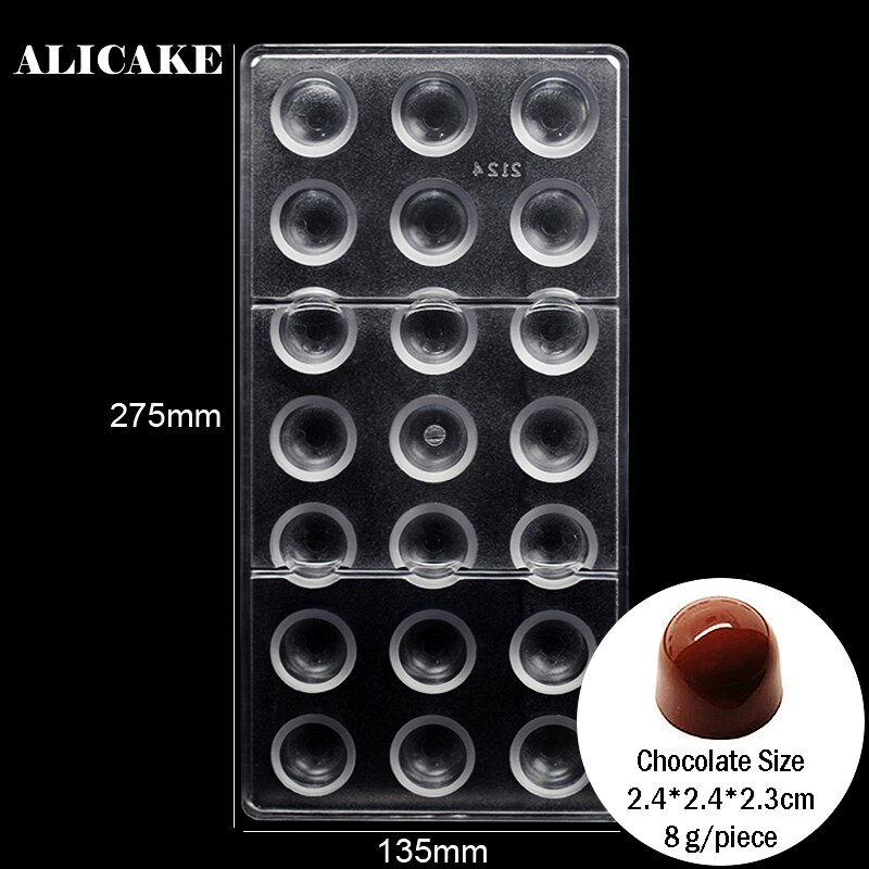 3D Polycarbonaat Chocolade Bar Mallen Plastic Pudding Lade Voor Bakkerij Bakken Gebak Maken Gereedschap Chocolade Vorm Bakvormen Mallen: 43