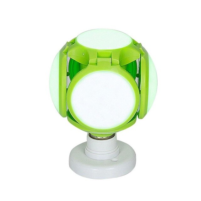 De Lamp Voetbal Vorm Super Heldere Binnenverlichting Oogbescherming Spaarlamp E27 Bubble Ball Bulb: Green
