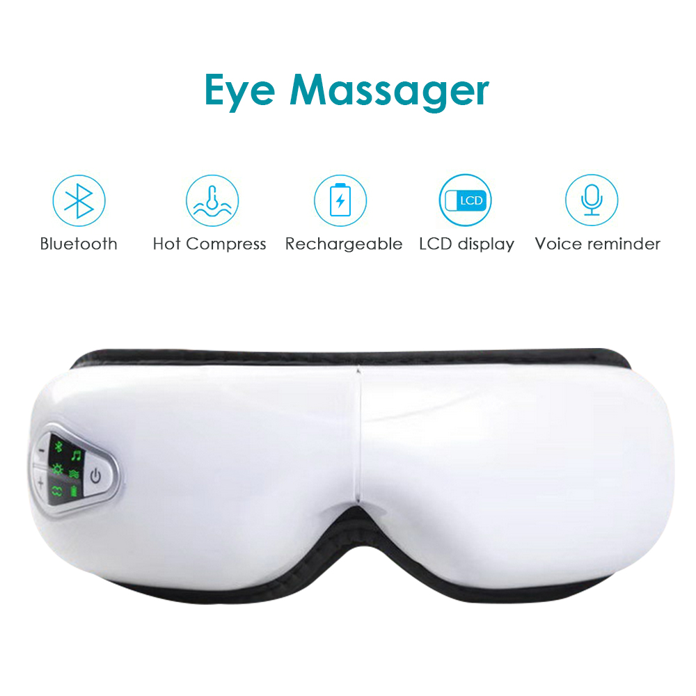 Elektrische Bluetooth Eye Care Massager Oplaadbare 180 ° Opvouwbaar Voor Donkere Kringen: Default Title