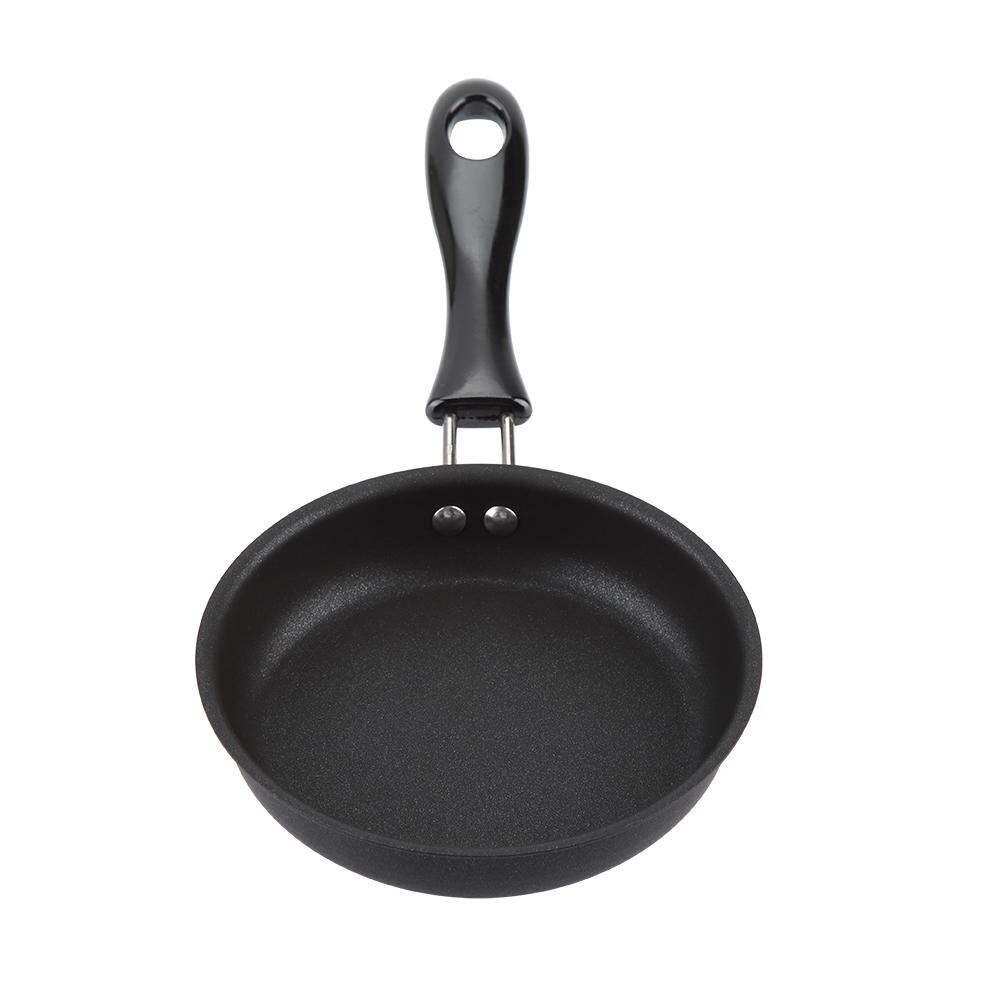 Mini 1 pc 12 cm stegepande jern non-stick omelet morgenmadspande mini æg stegepande madlavningsværktøj