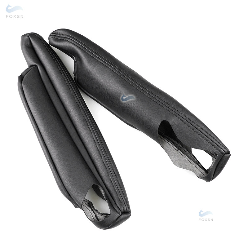 Bracciolo del sedile in pelle per terra rover Freelander 2 2007 - 2015 Rivestimento di protezione della copertura della maniglia del bracciolo del sedile lato conducente e passeggero: bianca