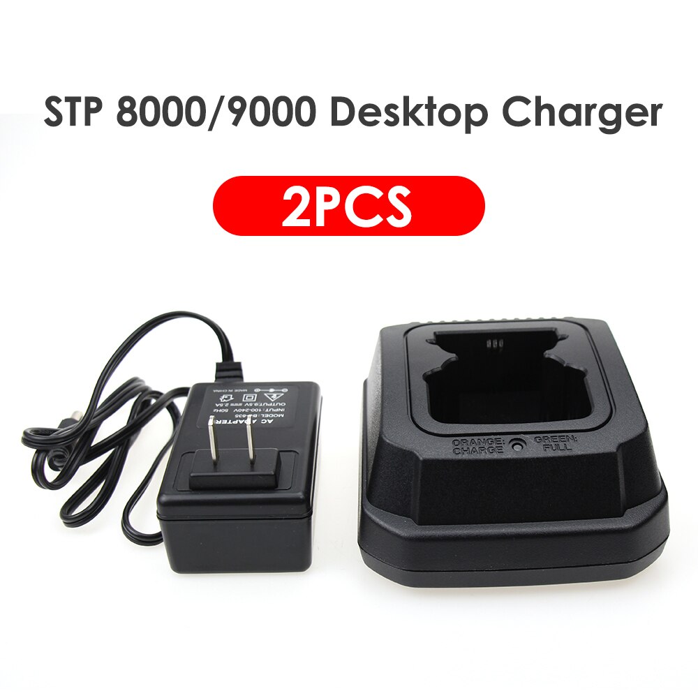 Desktop Rapid Battery Charger Set Base per Sepura Serie Walkie Talkie STP8000 STP9000 Ham Radio Transceiver Hf Caricatore: 2 pcs / Euro