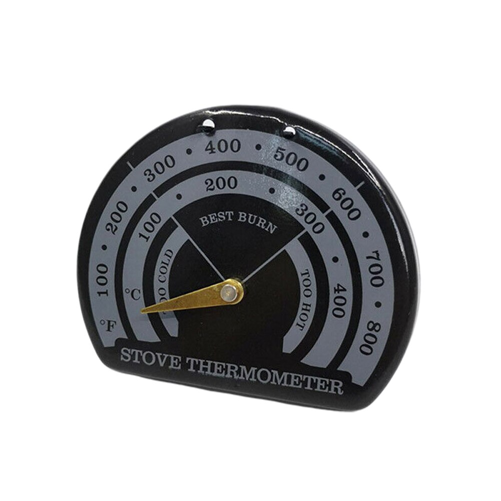 Komfur termometer pointer brænder måler pejs dele emalje hjem køkken temperatur mål korrosionsbestandigt værktøj grill