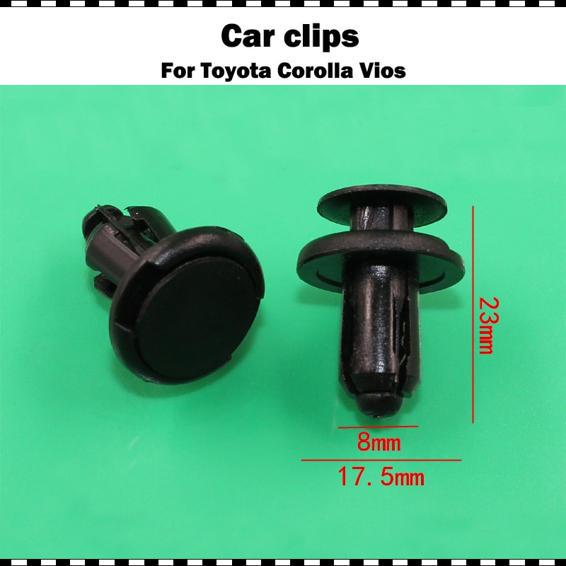 Plastics Car Bumper Fender Mudguard Rivet Fastener Retainer Clips fit For Toyota Avalon Camry Celica Corolla
