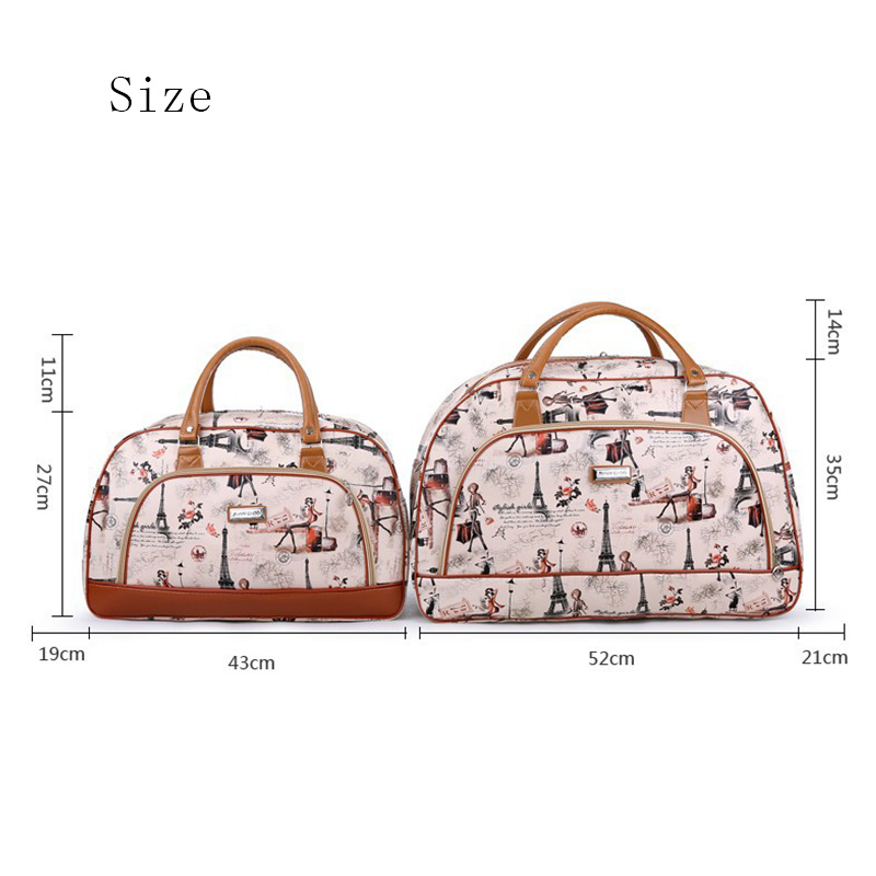 Wasserdicht Große Kapazität Frauen Reisetasche Wochenende Großen Duffle Taschen Weibliche PU Multifunktionale Hand Gepäck Schulter Tasche