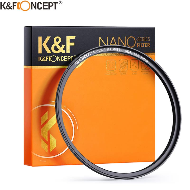 Adattatori ad anello magnetico K &amp; F CONCEPT per filtri per obiettivi magnetici K &amp; F ND UV CPL 49mm 52mm 55mm 58mm 62mm 67mm 72mm 77mm 82mm