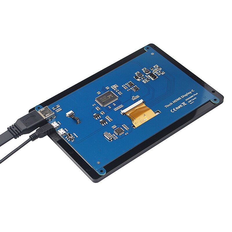 Raspberry Pi 7 inch Lcd Touch Screen Acryl Case Behuizing Beugel 7 inch Scherm Acryl Houder voor Raspberry Pi 3/3B +