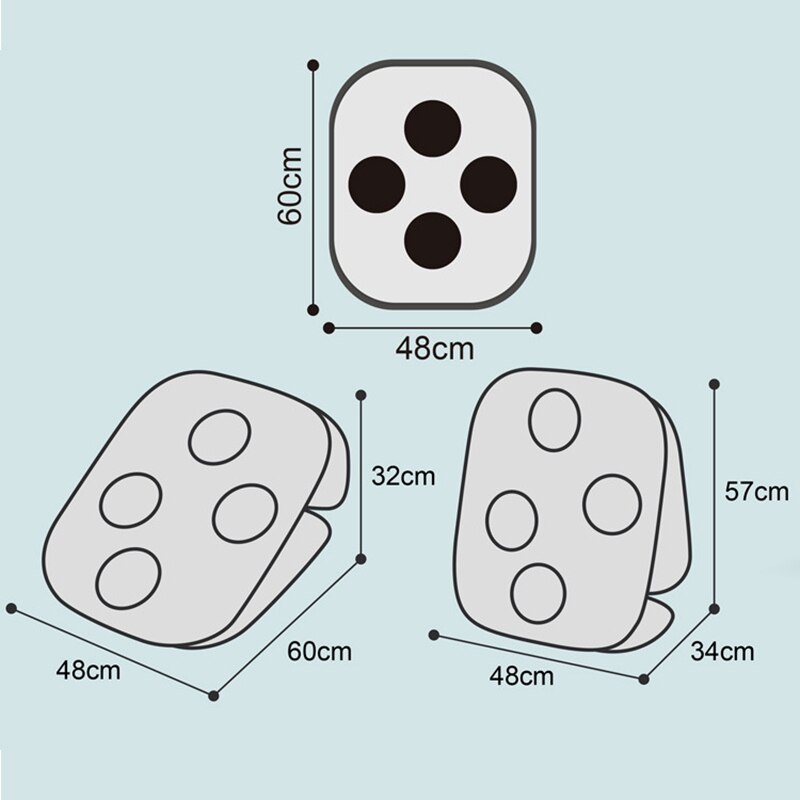 Bean Bag Toss Games Kit Voor Kinderen, dubbelzijdig Inklapbare Maïs Gat Boards Indoor Outdoor Gooien Games Feestartikelen