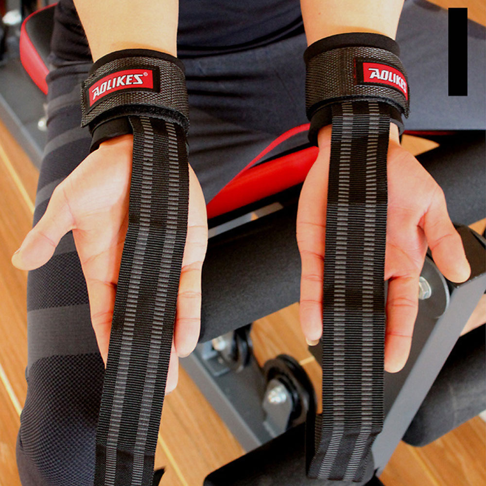 ALBREDA Gym Sport Polsband Fitness Halters Training Polssteun Bandjes Wraps Met Hand Power Bands Horizontale Bar