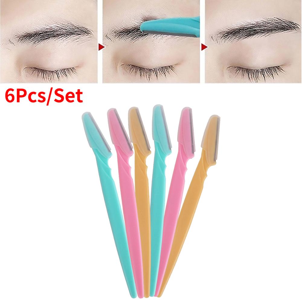 Eyebrow razor plastic shaver blade lip eyebrow tweezers hair removal trimmer hair removal tool