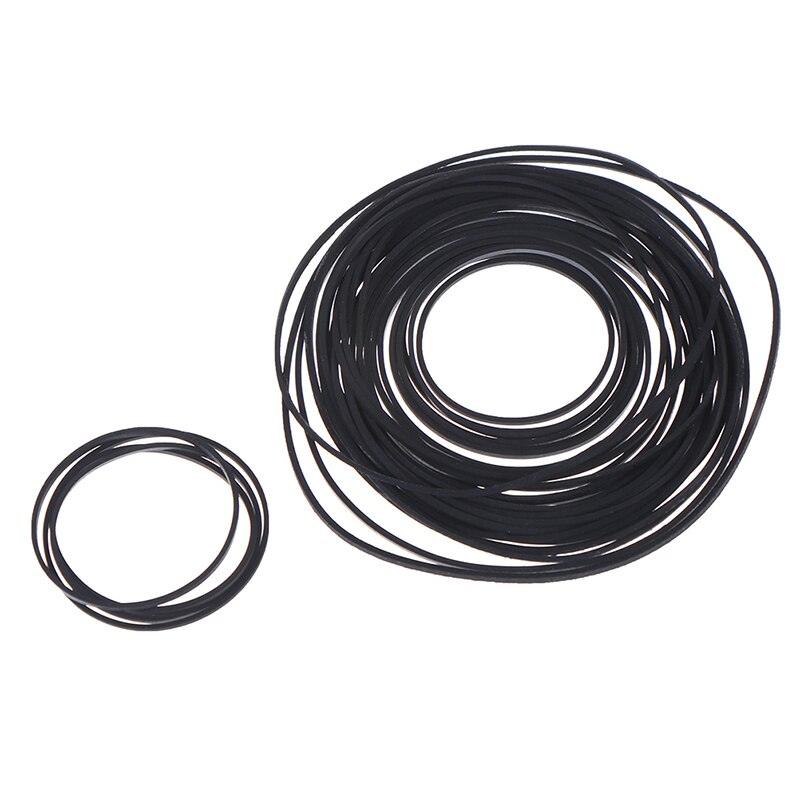 Correa giratoria para grabadora de CD y DVD, repuesto de cinta de Cassette mixto de goma para máquinas de vídeo de CD-ROM, 1x1mm