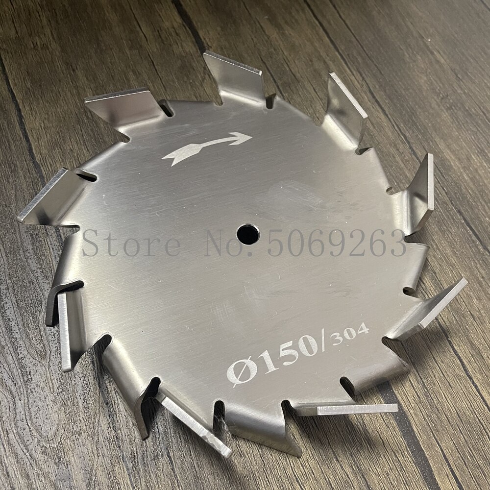 30mm-150mm 304 Edelstahl Sägezahn Typ Rabatt Rührer, labor Runde Platte Dispergieren Propeller Rühren Klinge Rührgerät