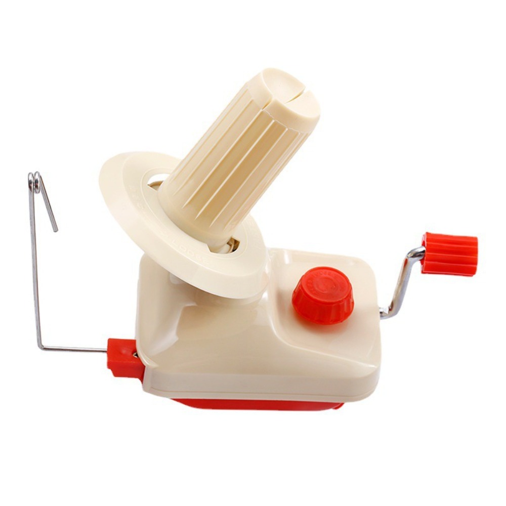 Kabelhaspel Handbediende handmatige wollen balhaspel Swift DIY Handheld Winder Machine Plastic draagbare garenhaspel Kronkelende: Licht Groen
