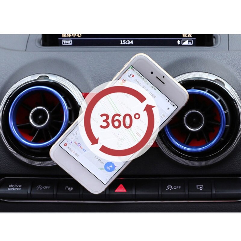 Voor A3 S3 Magneet Auto Air Vent Mount 360 Graden Mobiele Telefoon Houder Stand Auto Telefoon Houder Magnetische Dashboard