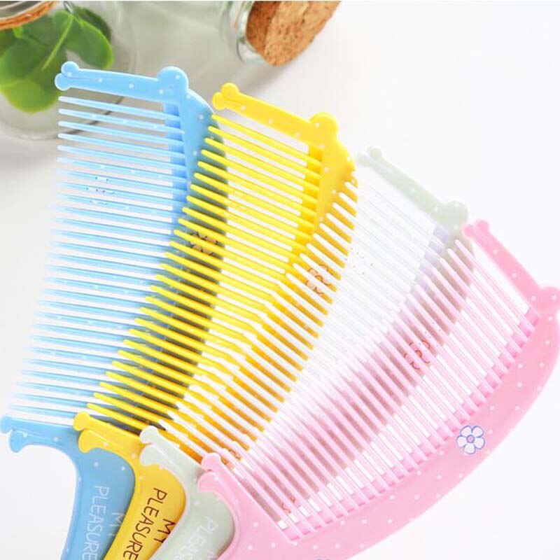 Safety Soft Baby Hair Brush Infant Comb Grooming Shower Pack Kit Color 2Pcs (1 Pcs Big + 1Pcs Small)