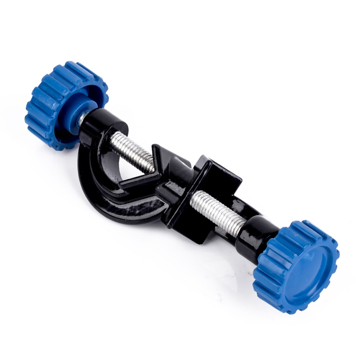 1pc Metal Lab Stand Clamps Right Angle Double Top Wire Clip Holder Grip Supports Mayitr 9.8cm x 3cm