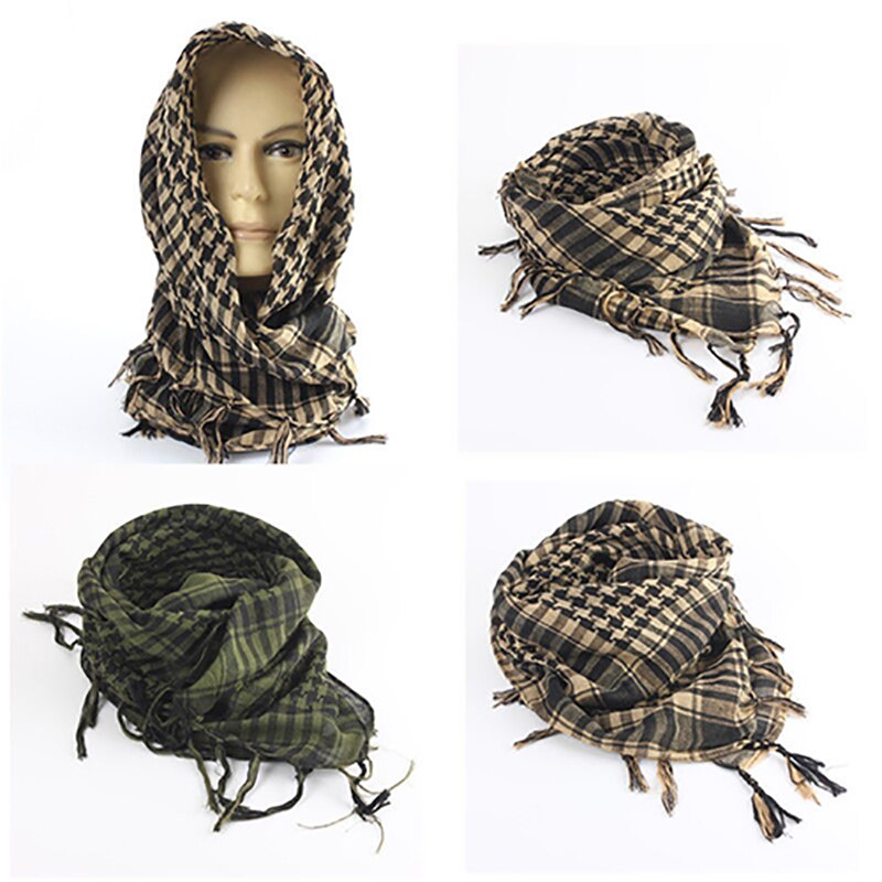Unisex kevyt ruudullinen tupsu arabialainen aavikko shemagh keffiyeh huivi pashmina lämmin kashmirhuivi naisten huivit joulu