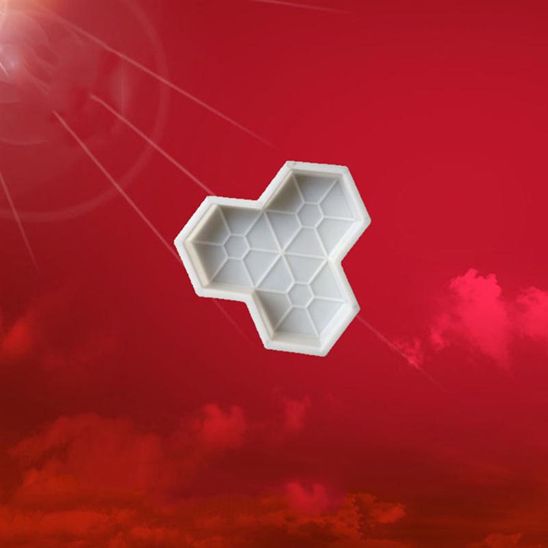 XD-1Pcs Path Mold Maple Leaf Concrete Manually Plastic Stepping Stone Paving Molds For Pavement Courtyards Square