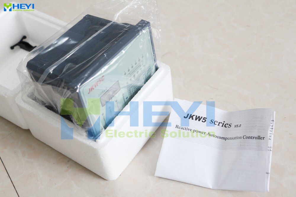 JKW5C power factor regulator compensation controller for power factor capacitor 12steps 380v