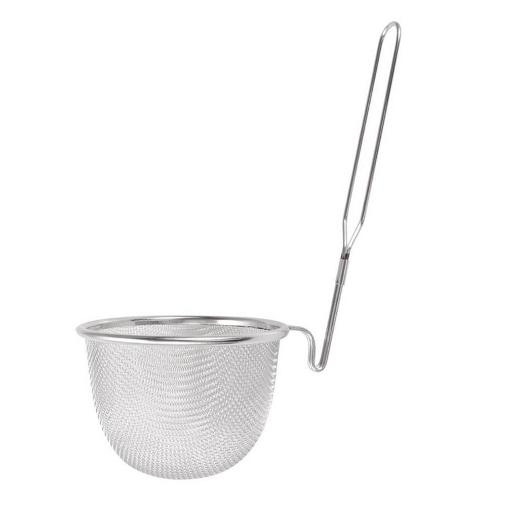 Colanders Stainless Steel Mesh Pasta Basket With Wooden Non Slip Handle & Tail H - Foto 3