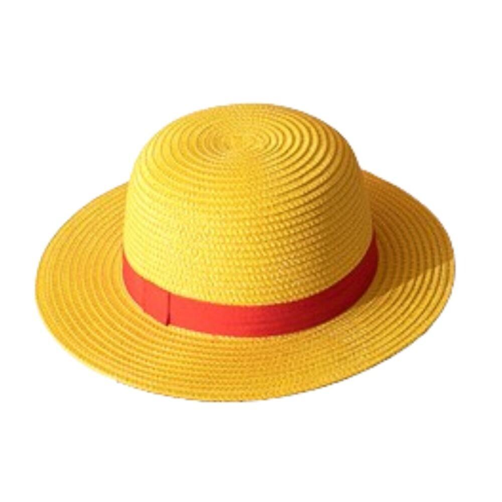 Hommes Anime Luffy Cosplay chemise été tournesol imprimé bleu haut décontracté T-Shirt Halloween fête singe D Luffy chapeau de paille chemise costume