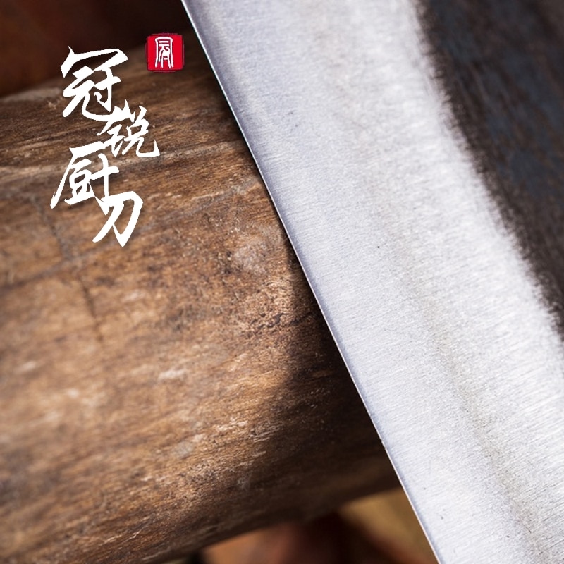 Kokkekniv håndlavet kløvekniv højkulstofbeklædt stål fuld tang køkkenknive slagter udskæring fileteringsværktøj håndsmedet