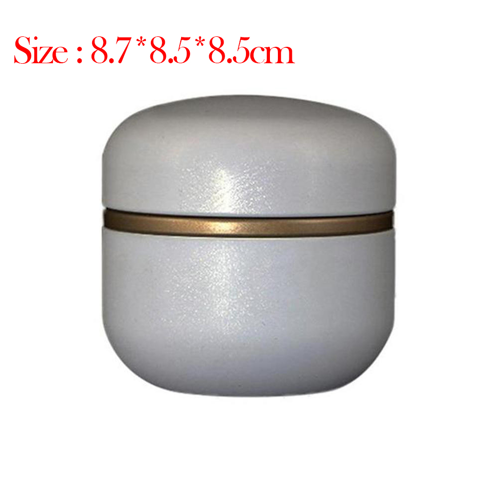 Mini Tea Tin Storage Metal Box Small Iron pot sealed pot for Coffee Tea Candy Storage Case Van Gogh Painting Container Cans: Style E1