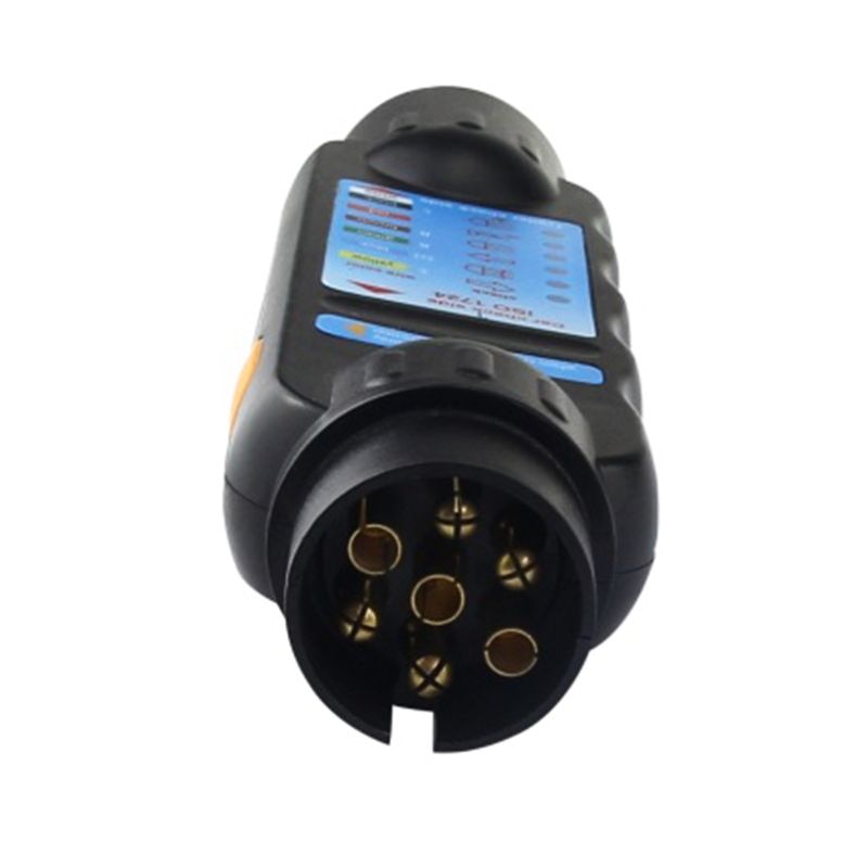 Duurzame 12v 7-- pins auto vrachtwagen aanhanger stekkerdoos tester bedrading circuit licht testtool voor europese  g6kc