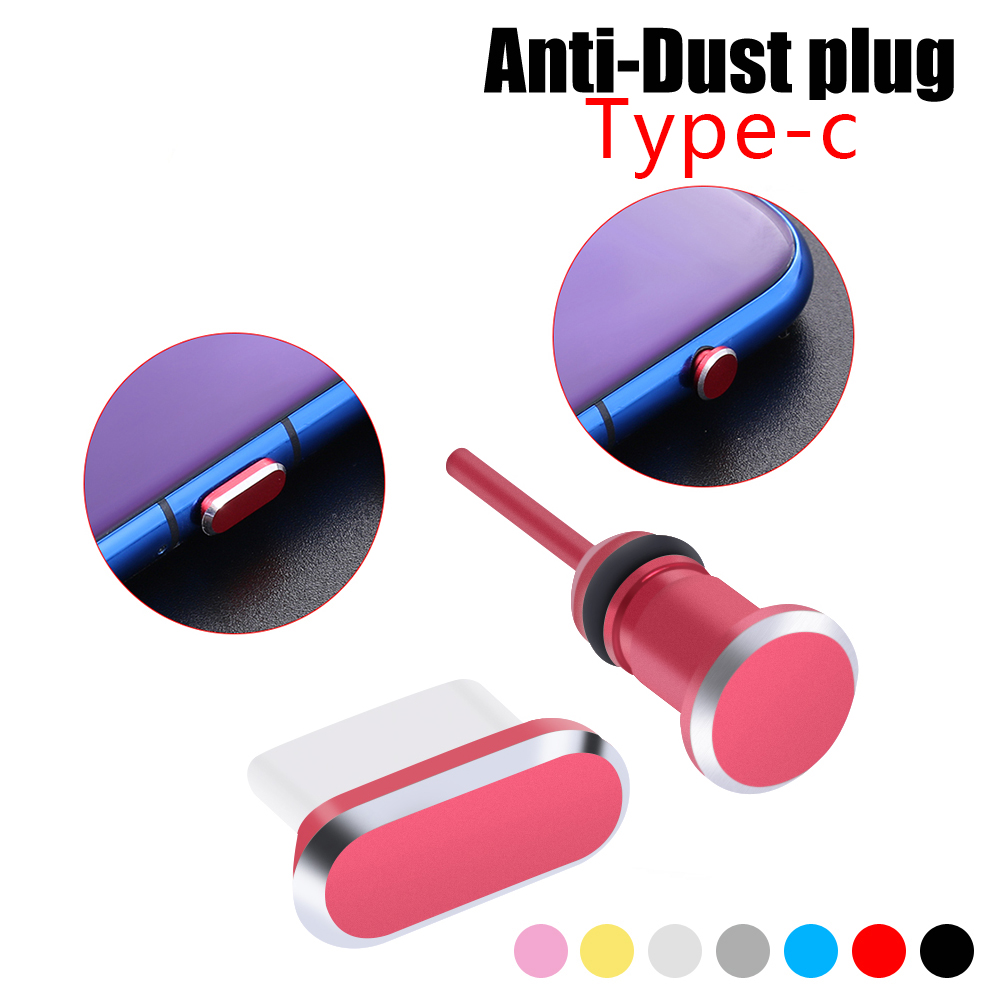 Komende Metalen Type C Oplaadpoort Anti-Dust 3.5mm Koptelefoon Jack Dust Plug Voor Samsung S10 Anti -Dust 3.5mm Jack Port
