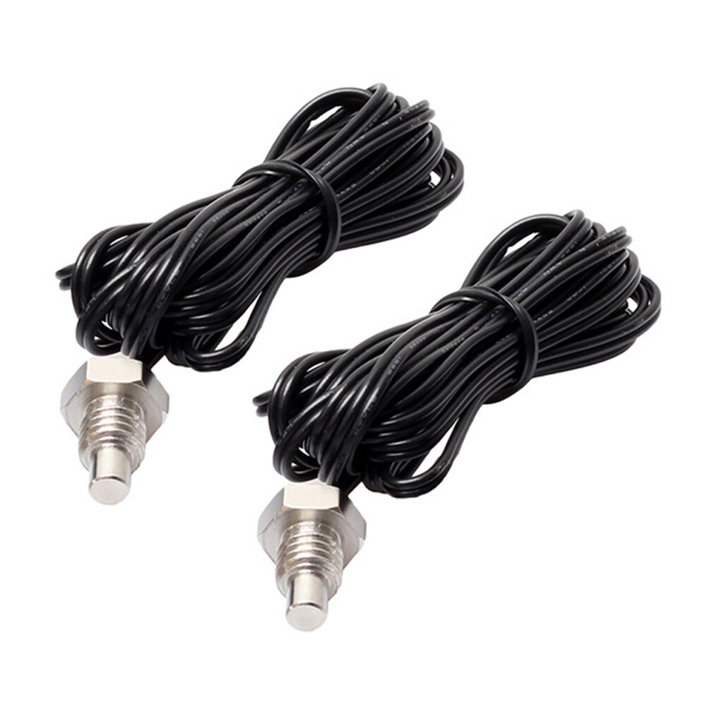 1/2/3m 2pcs NTC 10K Thermistor Temperature Sensor Thread Probe Cable Waterproof for TEMP Controllerfor: 2m