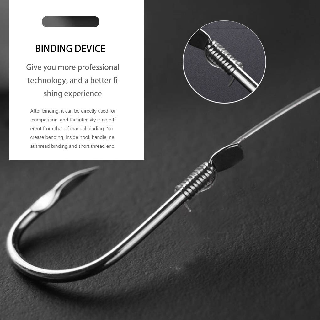 Automatic Portable Electric Fishing Hook Tier Machine Fishing Accessories Tie Fast Fishing Hooks Line Tying Device Equipment