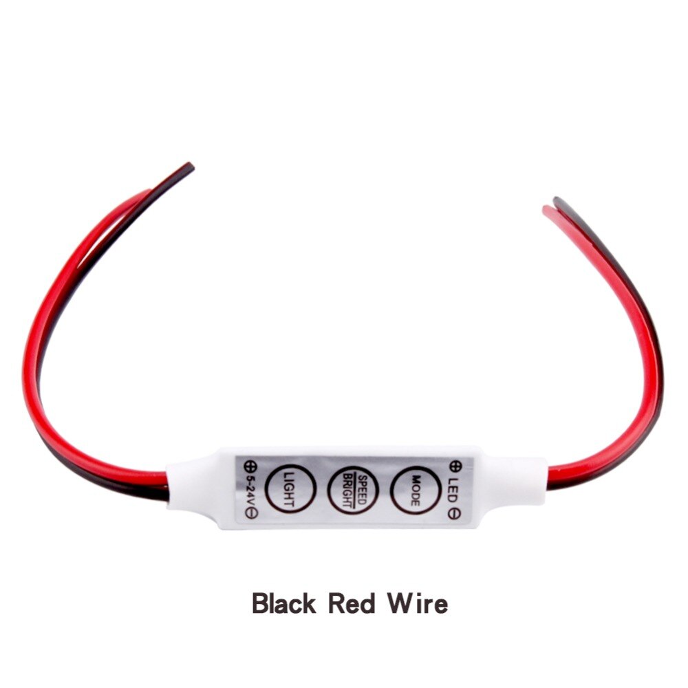 Mini 3 Key LED Strip Controller Single Color Dimmer for LED 3528 5050 Strip Light