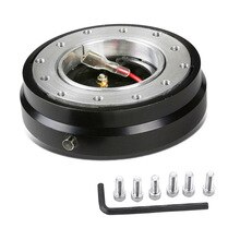 Auto Hub Adapter Steering Wheel Quick Release Snap Off Black Accessories Parts