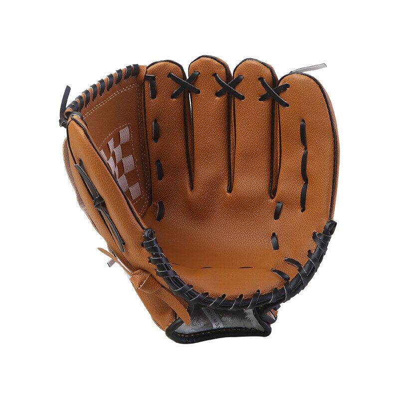 Guanto da allenamento per Baseball Sport all&#39;aria aperta Softball guanti da allenamento per bambini/adulti guanto da Baseball e Softball professionale-40: Brown / 9.5 inch