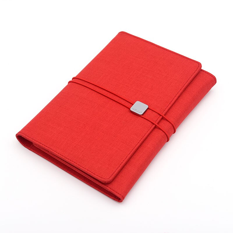 Kaco alio vandtæt stof business sæt konference  a5 notesbog multifunktionelle kontorartikler: Rød