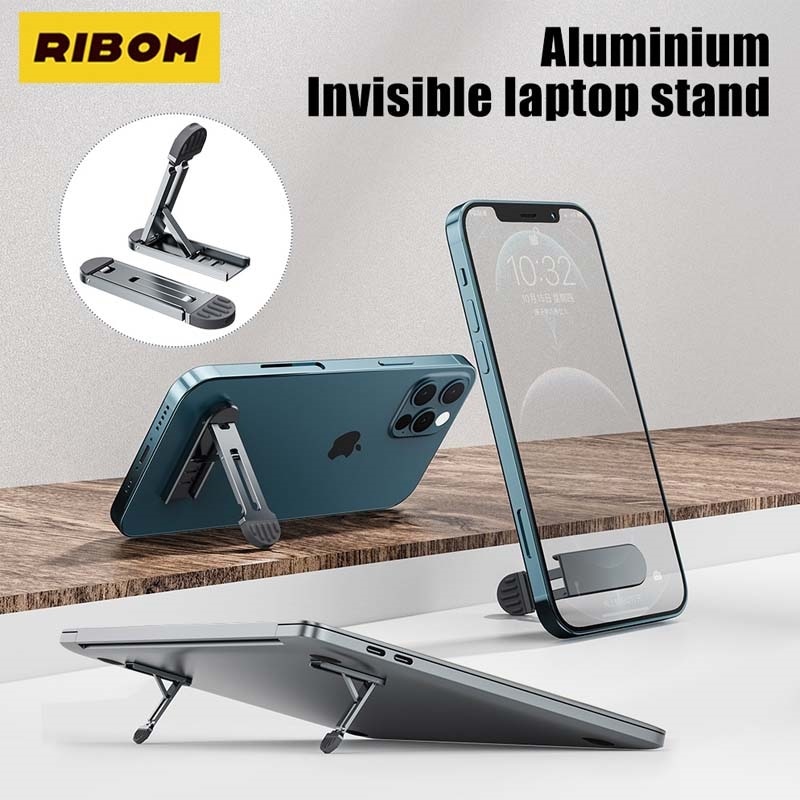 Inc Legierung Kreative Universal Tragbare Laptop Stehen Für Apple MacBook Air/Pro MateBook RedmiBook Huawei Z Unsichtbare Laptop Halter