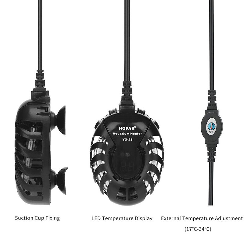 Kleine Mini Aquarium Verwarming Staaf Vis En Schildpad Heater Verwarming Rod Automatische Constante Temperatuur Aquarium Accessoires