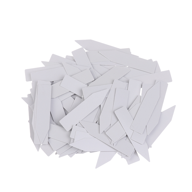 100Pcs Garden Plant Labels Plant Accessories Flower Pots Plastic Plant Tags Nursery Markers Seedling Labels Tray Mark DIY Tools
