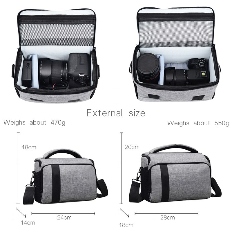 Funda impermeable para cámara DSLR Canon EOS 1300D Mark III 800D 200D Mark II 60D 700D nikon D5000 Pentax lumix Photo Bag