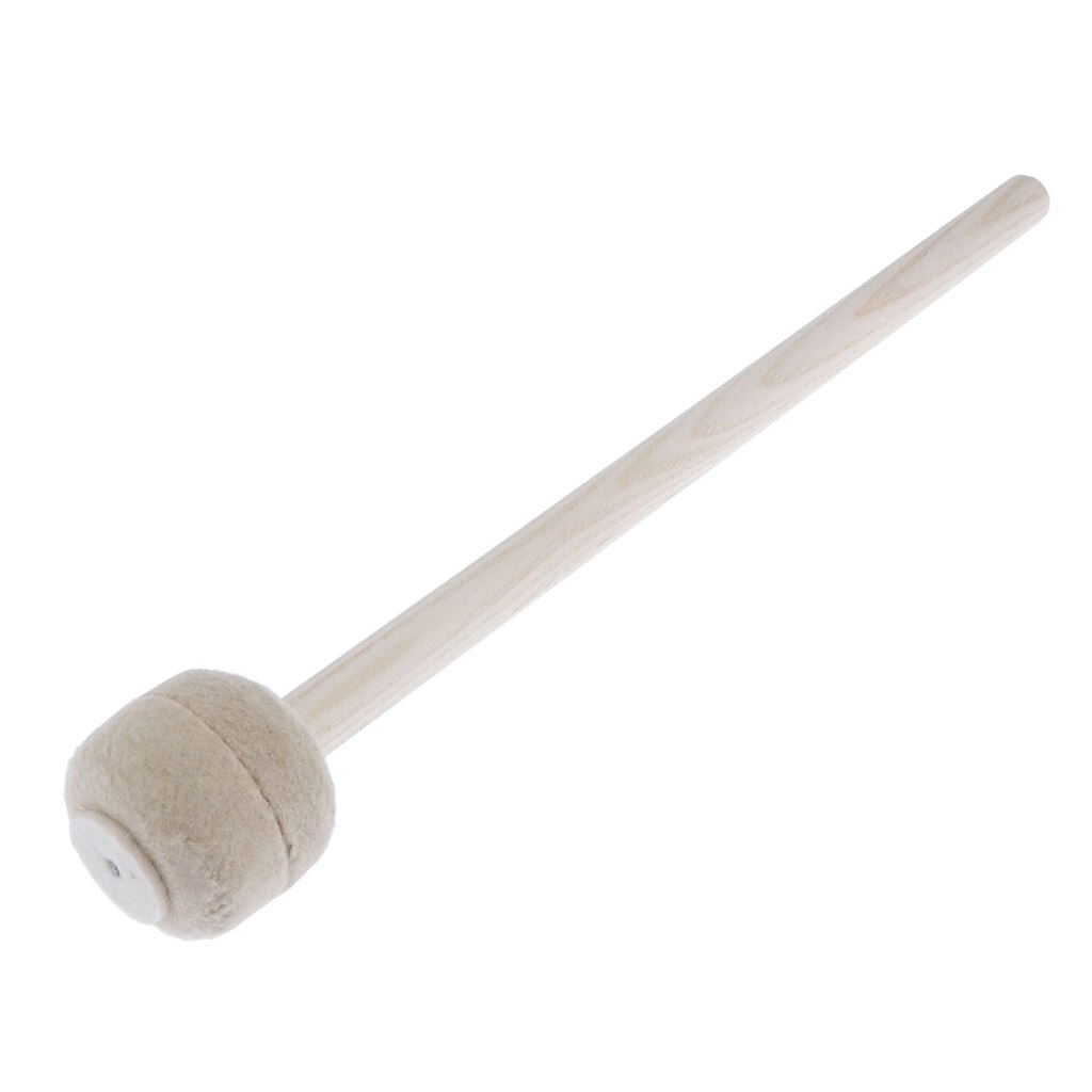Bass Drum Mallet 4.5cm Felt Head Wood Handle Drum Stick Tenor for Drum Parts