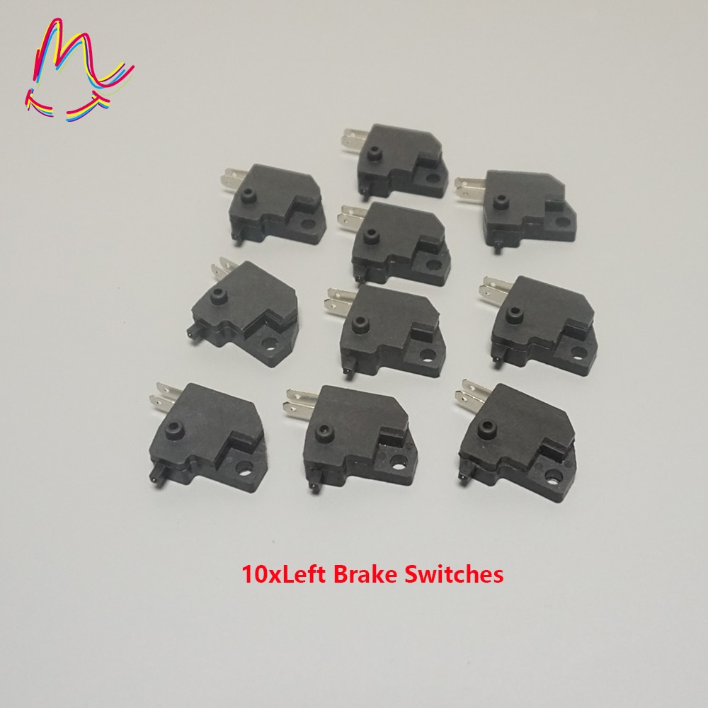 10pcs Hydraulic Brake light switch Scooter Rear LEFT Right Brake Switch 125cc 150cc GY6 Chinese Moped ATV Go-Kart Dirt Bike