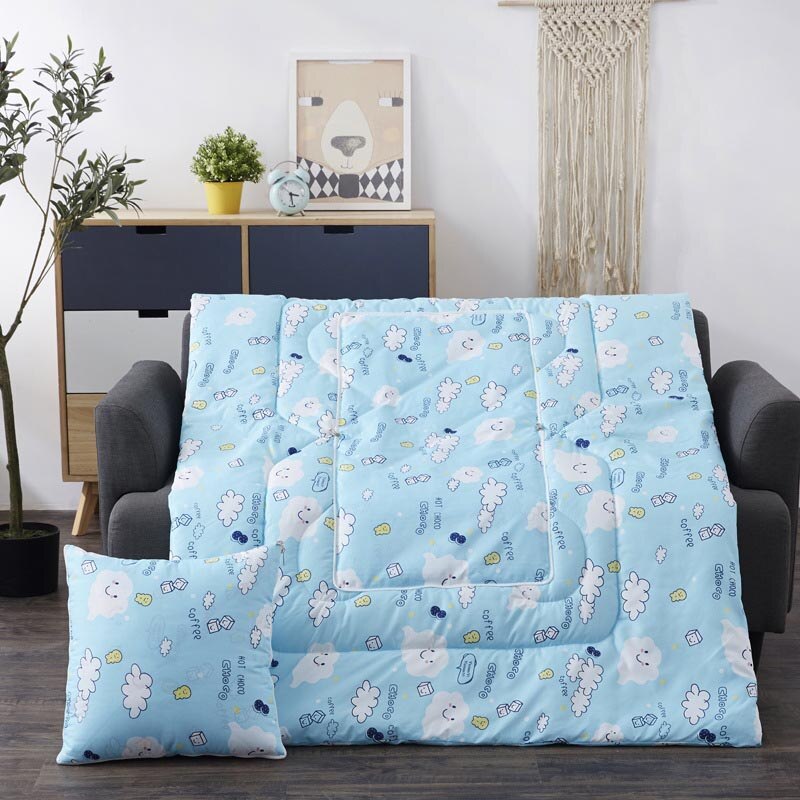 Cojín de viaje portátil 2 en 1, manta para siesta, colcha, almohada plegable cuadrada, sofá, cama, oficina, coche, decoración del hogar
