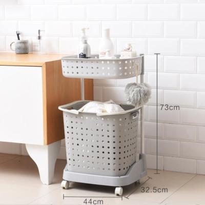 Dirty laundry basket laundry basket dirty clothes storage basket household clothes bathroom clothes indigo frame barrel
