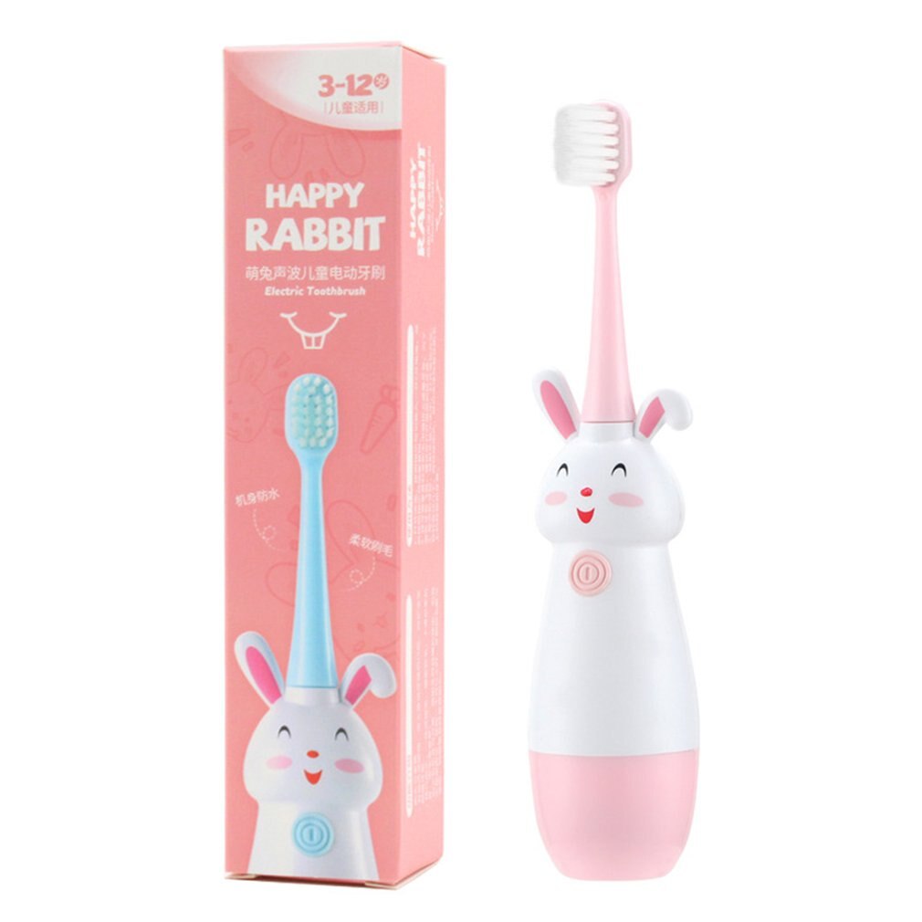 Brosse à dents électrique avec tête de brosse, brosse à dents sonique intelligente, Portable, antidérapante, pour enfants