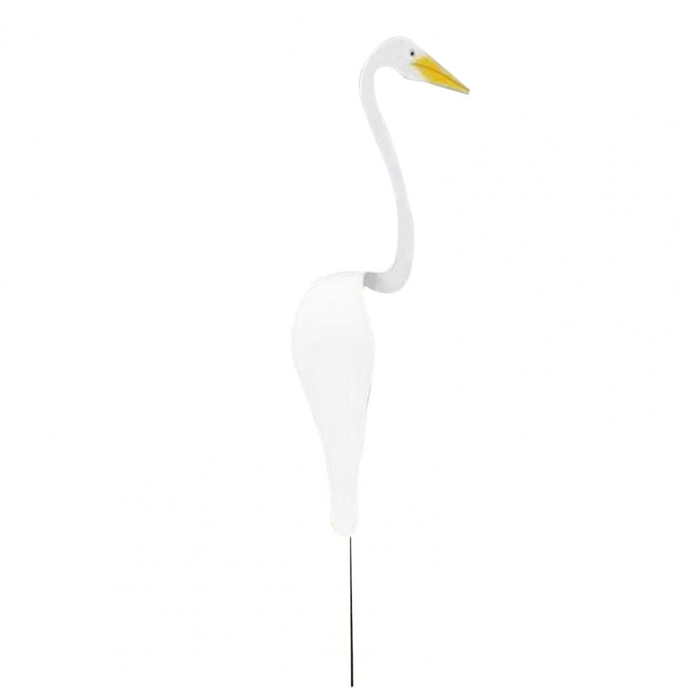 Simulatie Flamingo Dier Display Mold Home Garden Decor Landschap Speelgoed: WHITE