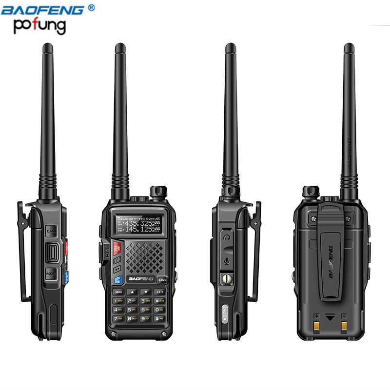 BAOFENG BF-UVB3 PLUS 8W 8watt High Power UHF/VHF Dual Band 10KM Long Range draagbare ham walkie Talkie Meerdere Opladen Modus